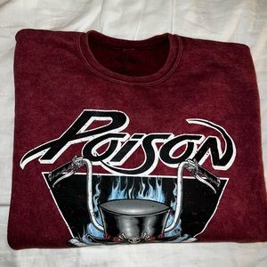Oversized Poison Graphic Sweatshirt
